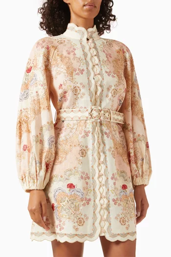 Daylight Mini Dress in Linen