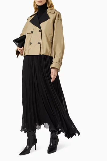 تنورة ياسنويل طويلة بطيّات