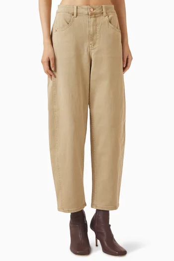 بنطال جينز ياسلوا بقصة ساق أسطوانية دينم