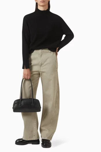 سترة بياقة عالية