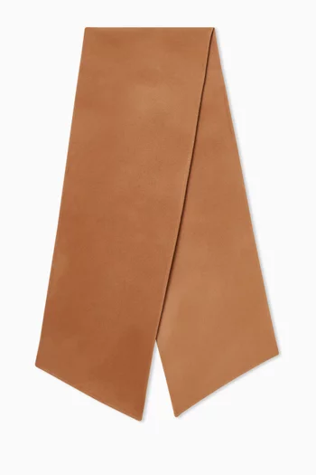 وشاح بوجهين صوف مارينو وكشمير