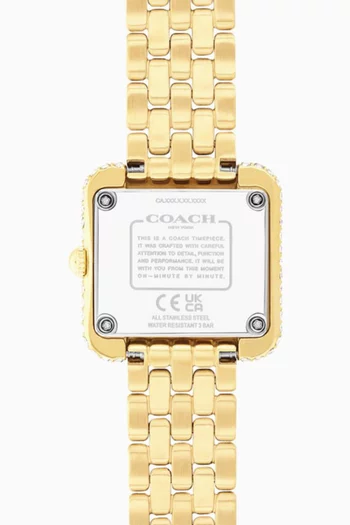 Cass Crystals Quartz Watch, 24mm