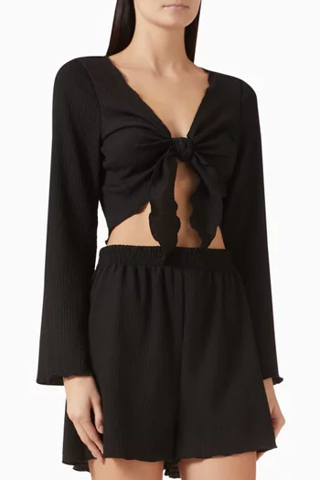 بلوزة دانيا قصيرة