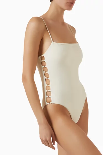 Hexa Matte One-piece Swimsuit