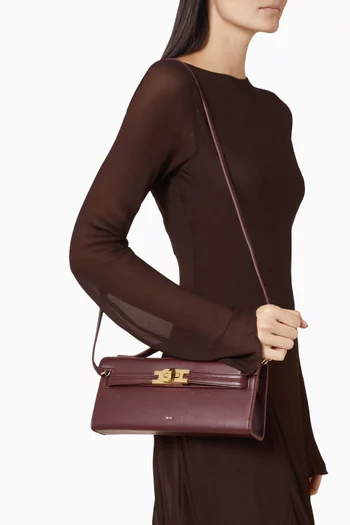 Bria Structured Top Handle Bag in Vegan Leather