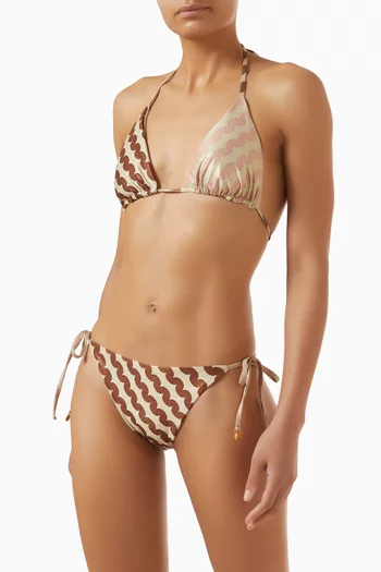 Maia Printed Bikini Top