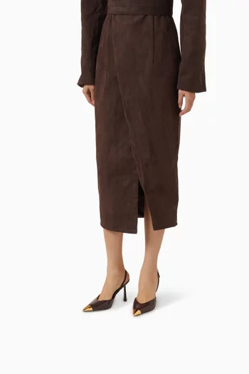 Savannah 100 Slingback Pumps in Vegan Leather