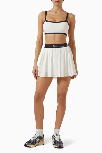 حمالة صدر رياضية بفتحة رقبة ملفوفة في الأمام قماش دايفليكس