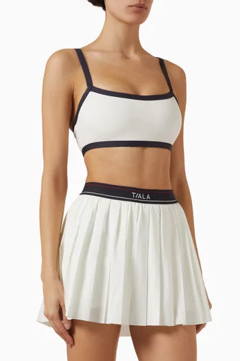 حمالة صدر رياضية بفتحة رقبة ملفوفة في الأمام قماش دايفليكس