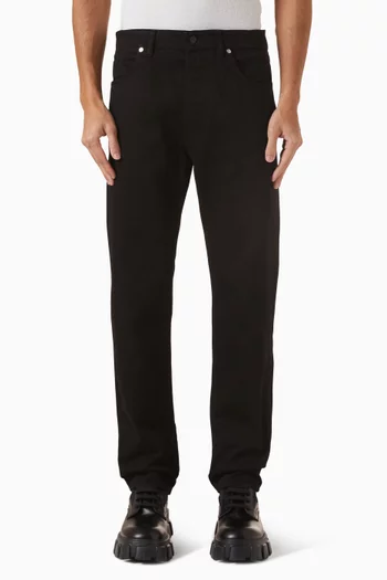 بنطال جينز تي سي بقصة ساق مستقيمة دينم متين