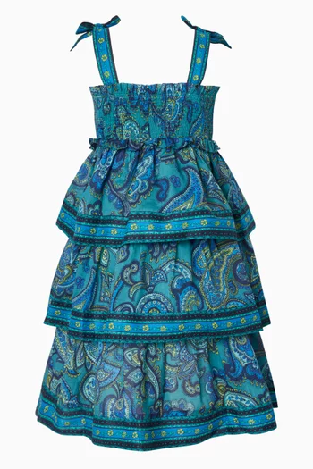 Patience Tiered Dress in Cotton