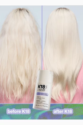 قناع يترك على الشعر لإصلاح جزيئاته كيه 18 × فيوتشر سوسايتي