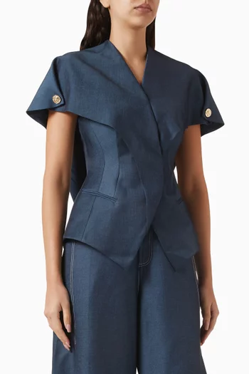 جاكيت مورلي دينم حرير