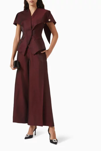 Morley Jacket in Denim Silk