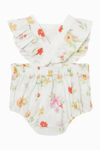 Grow Wild Printed Romper in Cotton
