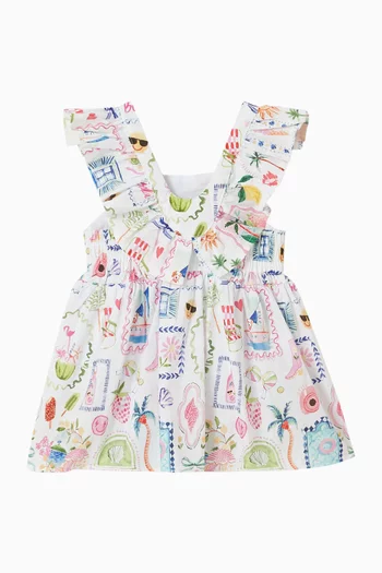 Summer Vacay Overlay Dress in Cotton