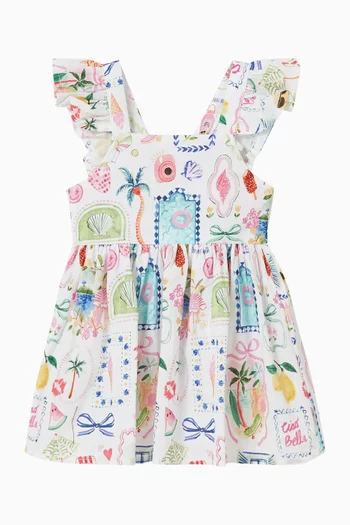 Summer Vacay Overlay Dress in Cotton