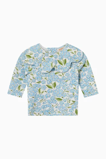 Petal Floral-print Rashguard