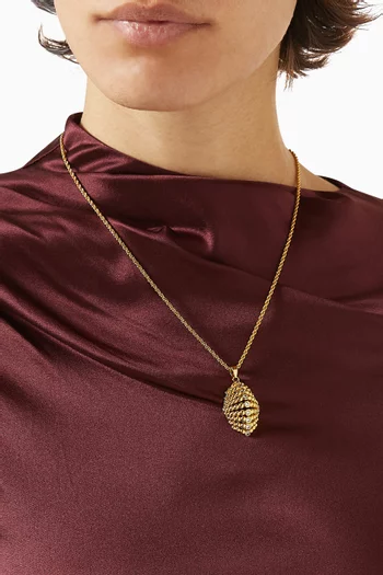 قلادة رافي نوفا نحاس مطلي ذهب عيار 24