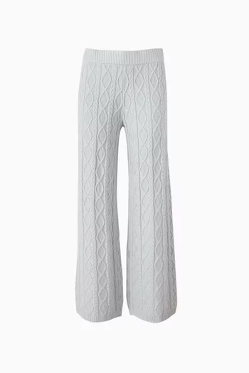 Snow Bunny Cableknit Straight Leg Pant