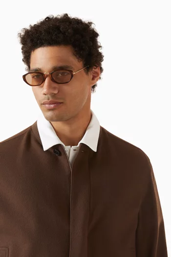 نظارة شمسية بإطار غير منتظم أسيتات