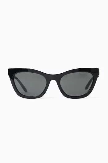 Cat-eye Sunglasses in Acetate