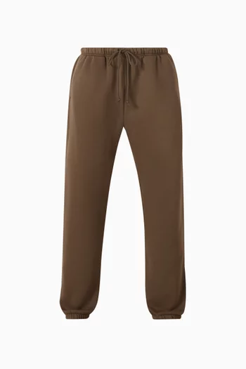 بنطال رياضي مريح بقصة فضفاضة صوف