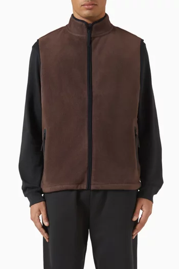Zip-front Vest in Fleece