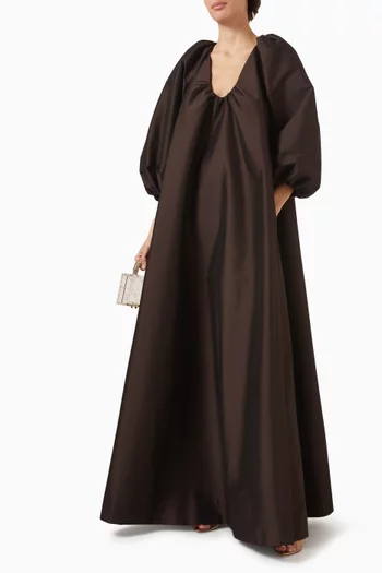 George Maxi Dress in Taffeta