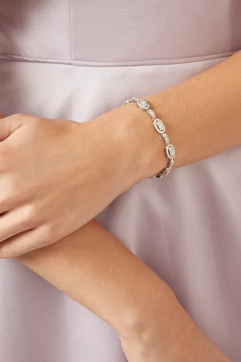 Crystal Bracelet in Sterling Silver