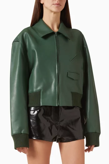 Mens Zip Crop Jacket