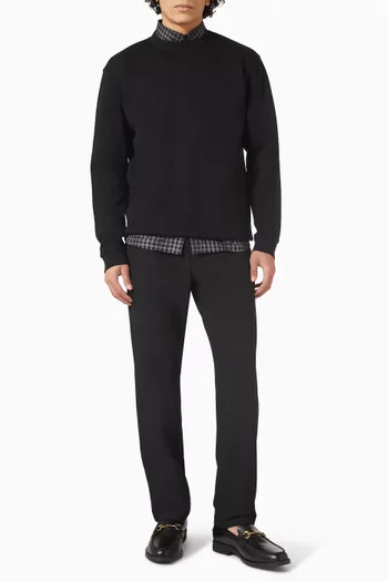 Crewneck Sweatshirt in Cotton-fleece