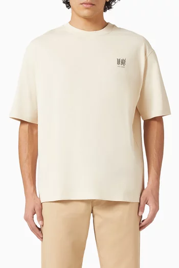 تي شيرت بطبعة قطن عضوي