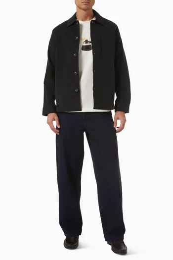 تي شيرت بطبعة قطن عضوي