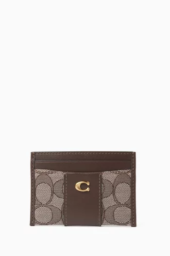 حافظة بطاقات إسنشال جاكار بشعار الماركة