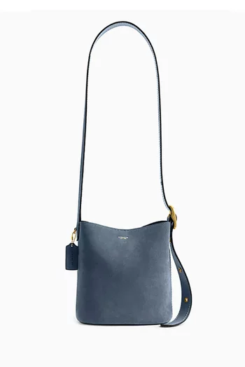 Bleecker 21 Bucket Bag in Suede