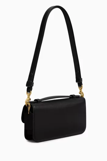 Elora Top-Handle Crossbody Bag in Leather
