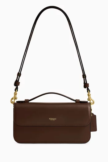 Elora Top-Handle Crossbody Bag in Leather