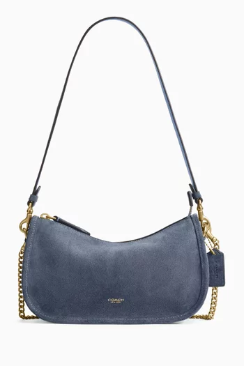 Waverly Shoulder Bag in Suede