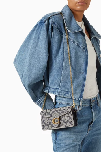 حقيبة كروس تابي 19 مزينة بالخرز