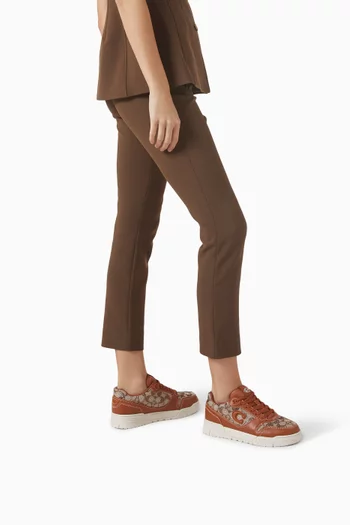 حقيبة سوهو جاكار بشعار الماركة مرصع بالكريستال