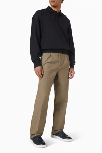 Anrarchel Relaxed Fit Polo Shirt in Cotton