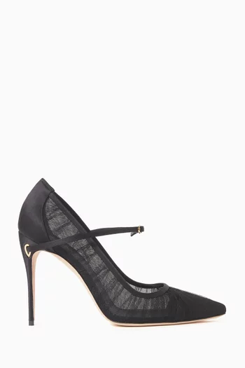 Lorenzo 105 Pumps in Tulle & Satin