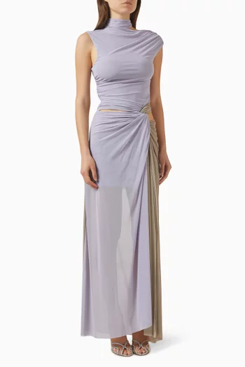 Conni Twist Dress in Mesh