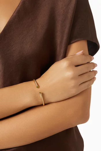 سوار كابل سبيرا بتصميم مرن ذهب أصفر عيار 18