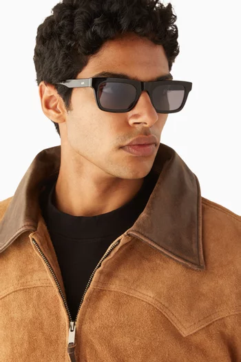 نظارة شمسية ديلان بإطار مربع أسيتات