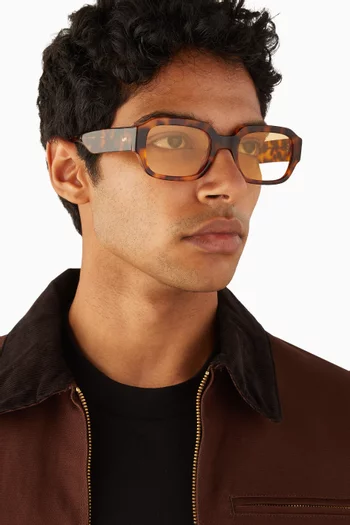 نظارة شمسية داوني بإطار مربع أسيتات