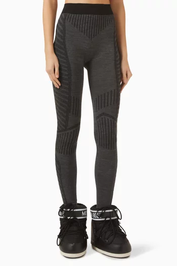 Seamela Leggings in Wool-blend