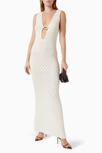 Dominica Crochet Dress in EcoVero Viscose