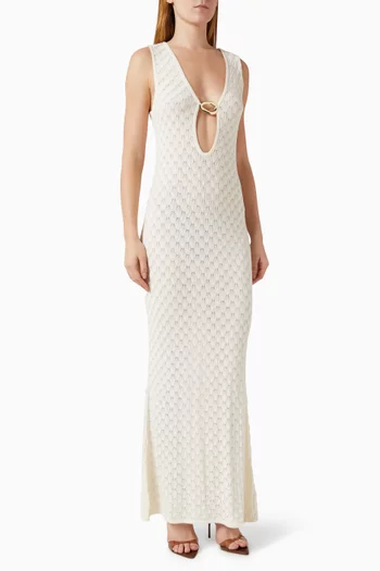 Dominica Crochet Dress in EcoVero Viscose